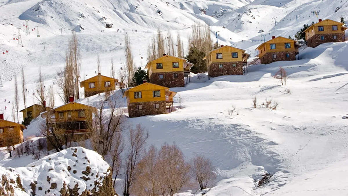 Dizin Ski Resort in Iran