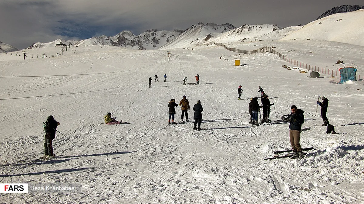 Alvares Ski Resort in Iran