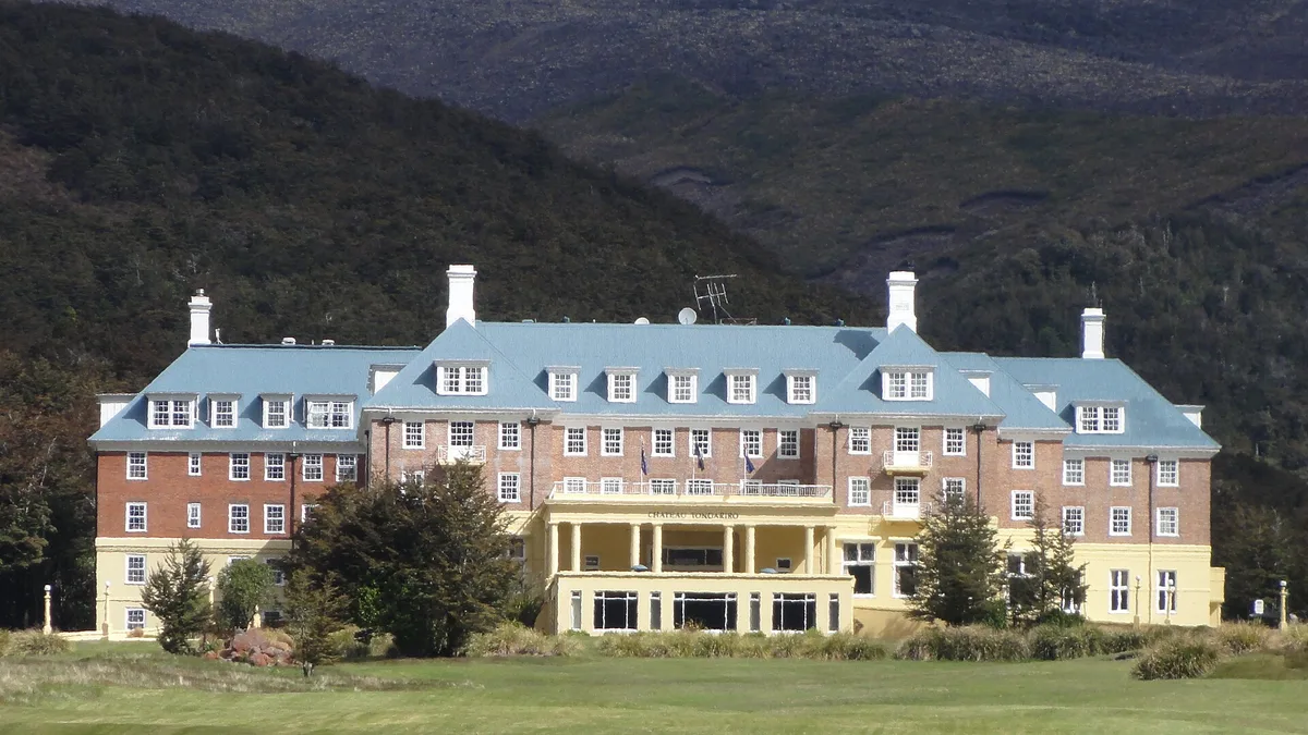 Chateau Tongariro Hotel in New Zealand