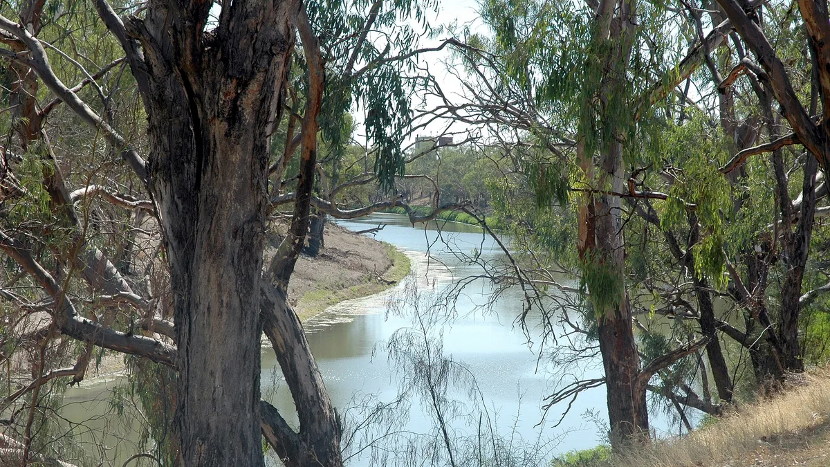 Darling River in Australia