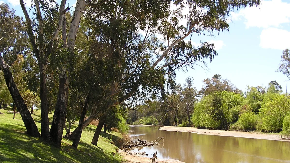 Lachlan River in Australia