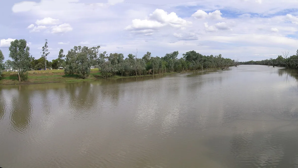 Warrego River in Australia