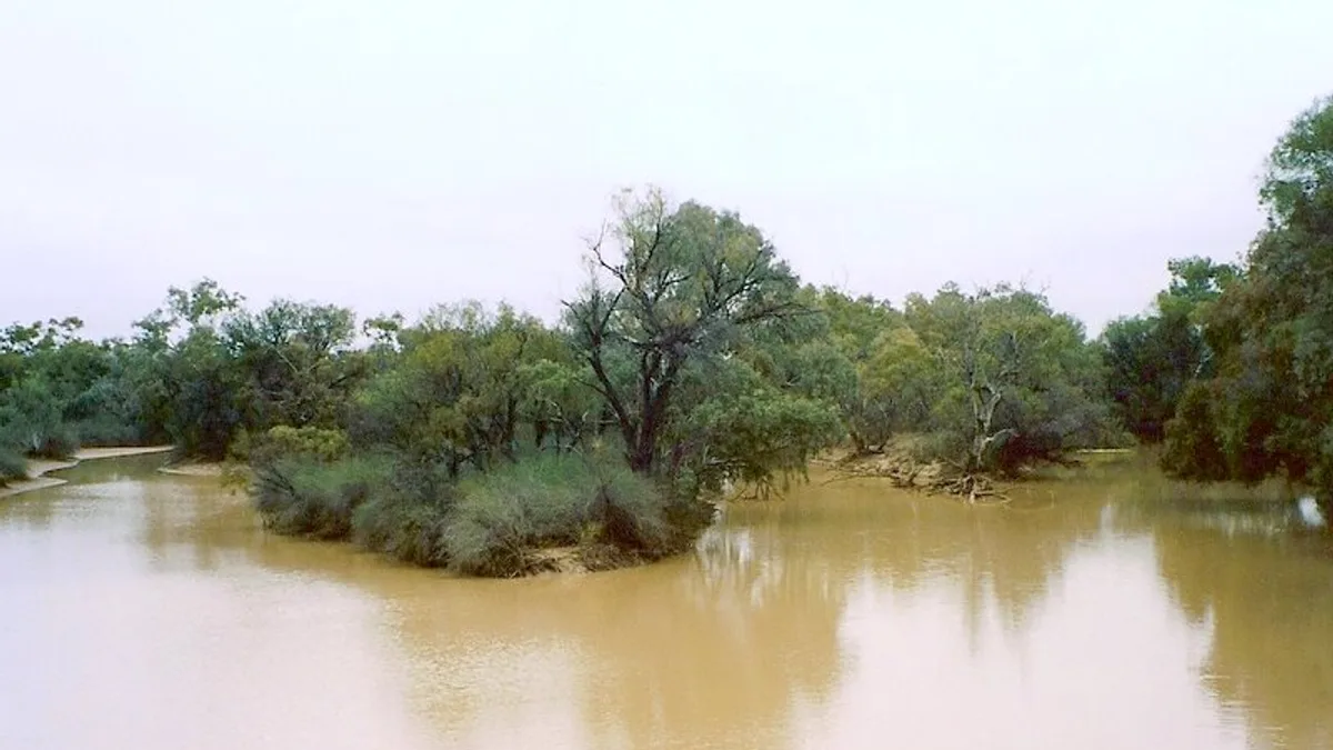 Paroo River in Australia