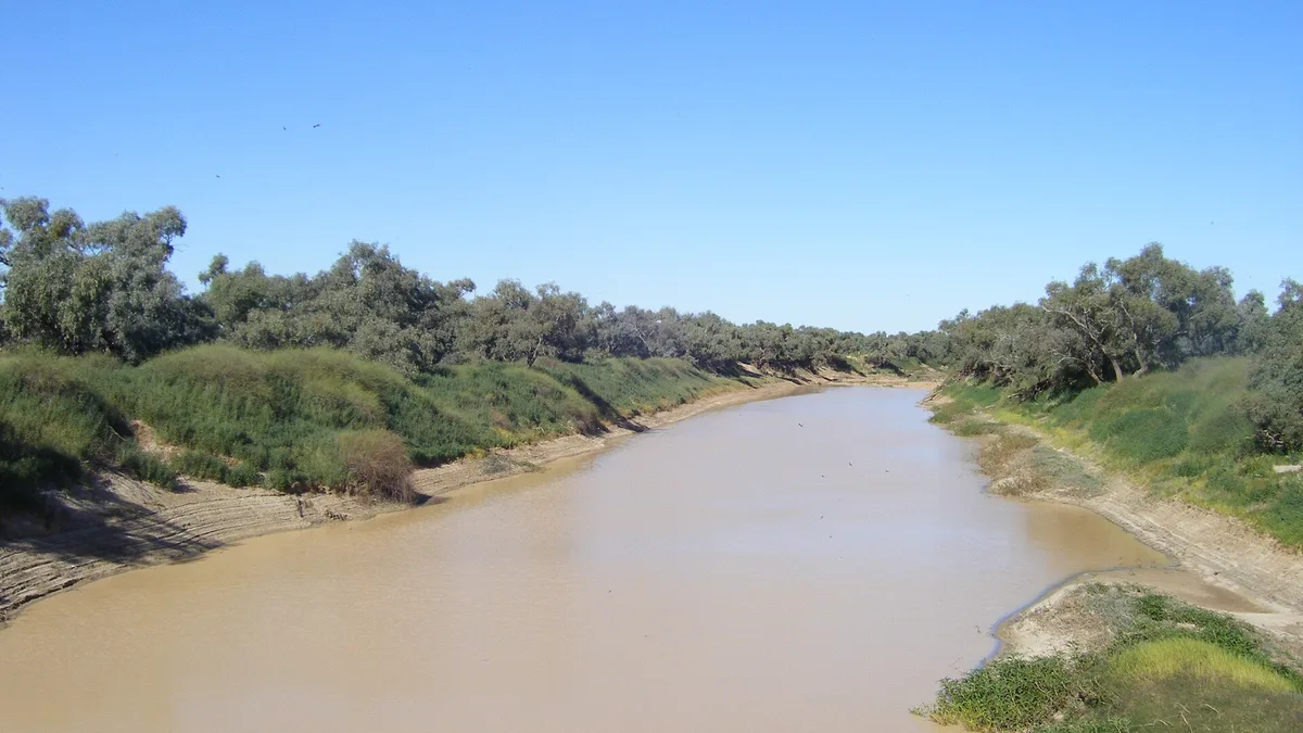 Diamantina River in Australia