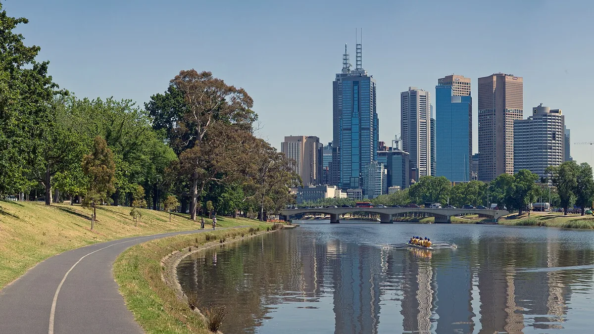 Yarra River in Australia