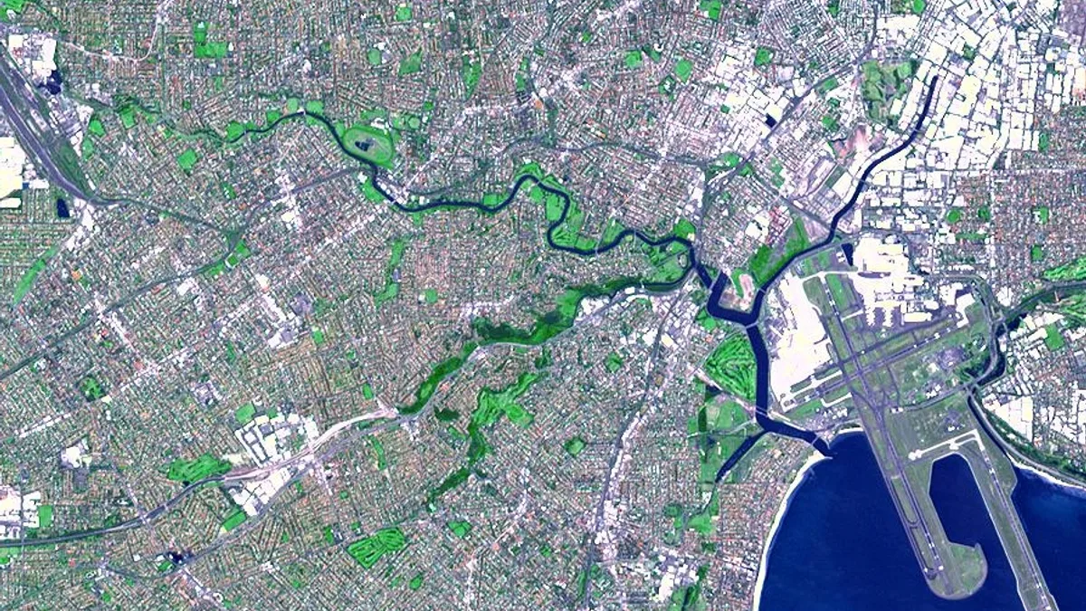 Cooks River in Australia