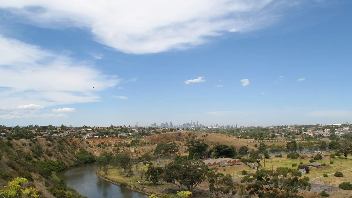 Maribyrnong River in Australia