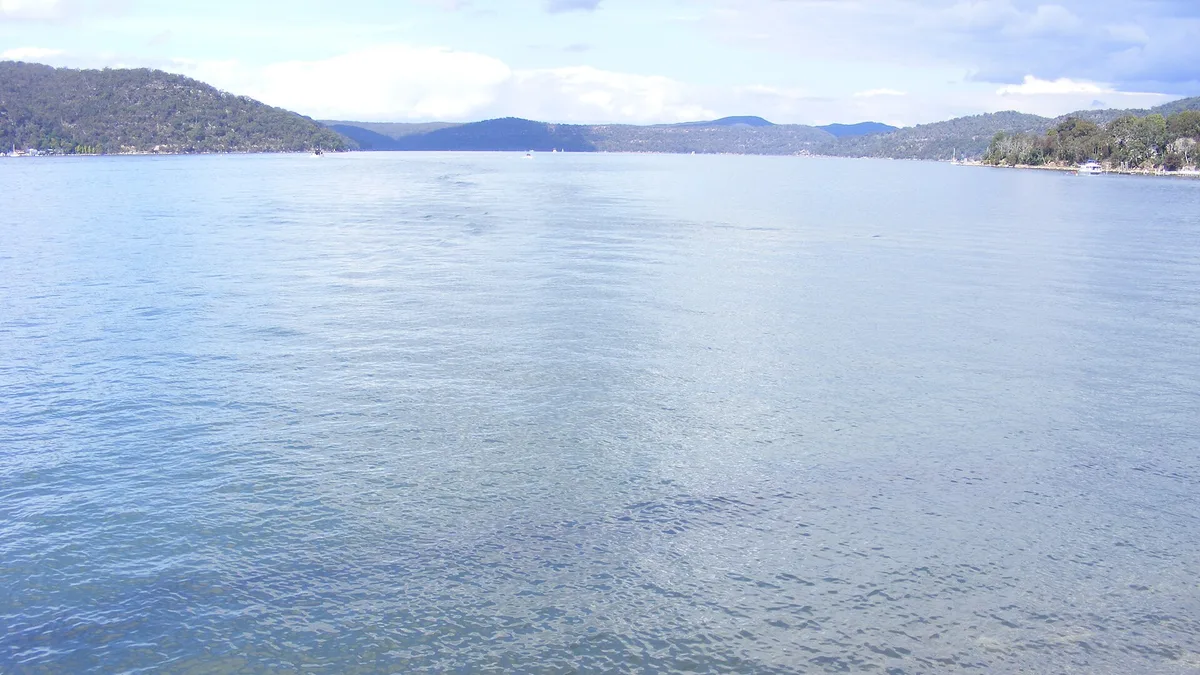 Hawkesbury River in Australia