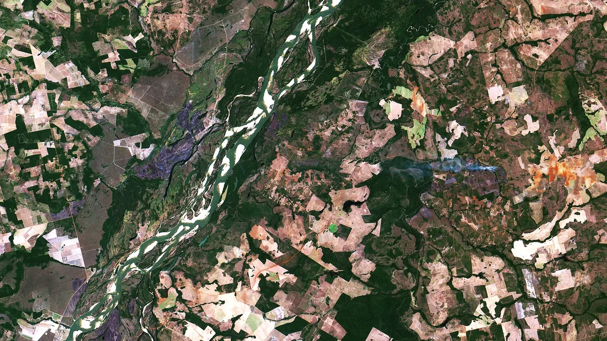 Araguaia River in Brazil