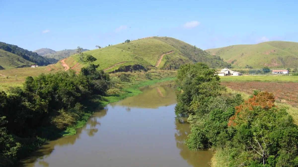 Paraíba do Sul River in Brazil