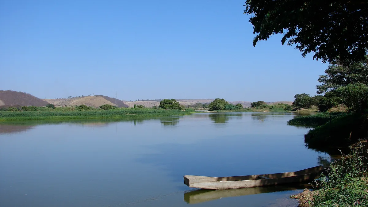 Doce River in Brazil