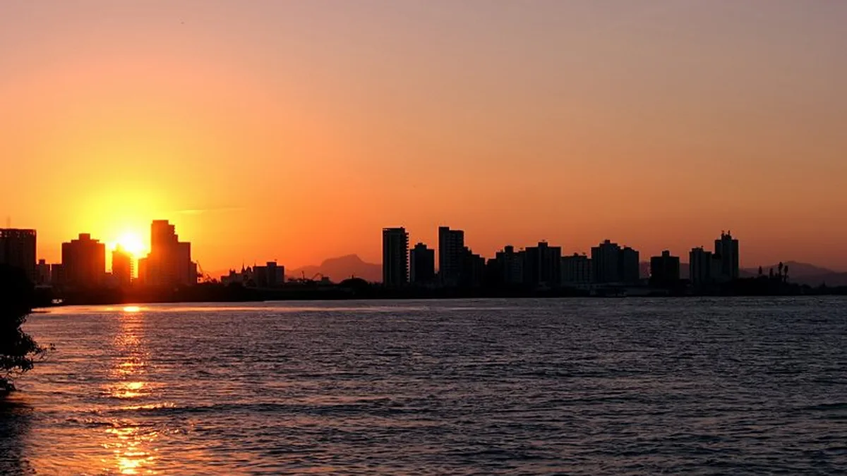 Itajaí-Açu River in Brazil