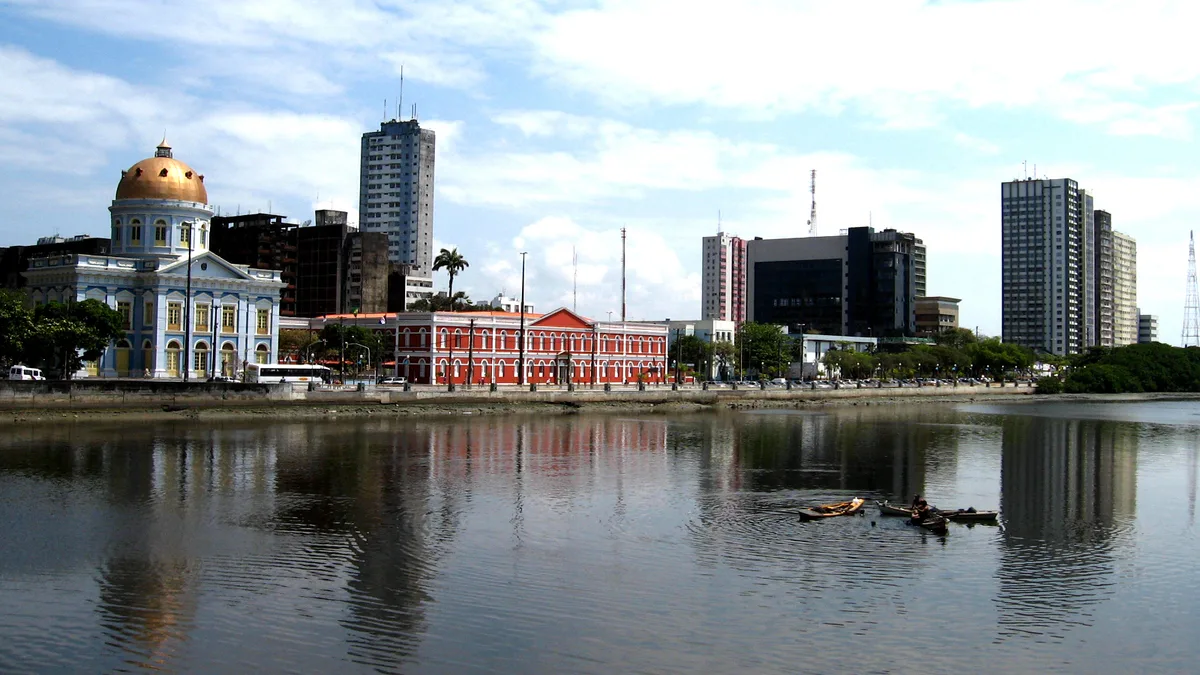 Capibaribe River in Brazil