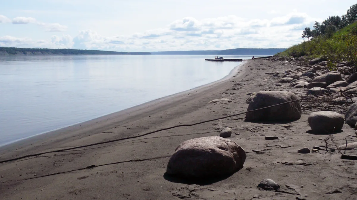 Mackenzie River in Canada