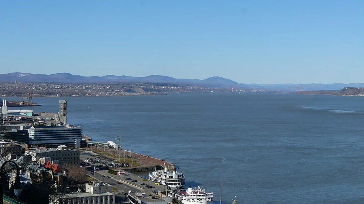 Saint Lawrence River in Canada