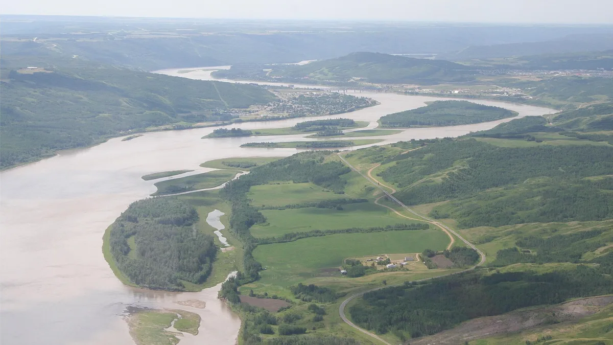Peace River in Canada