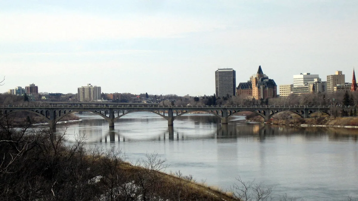 South Saskatchewan River in Canada