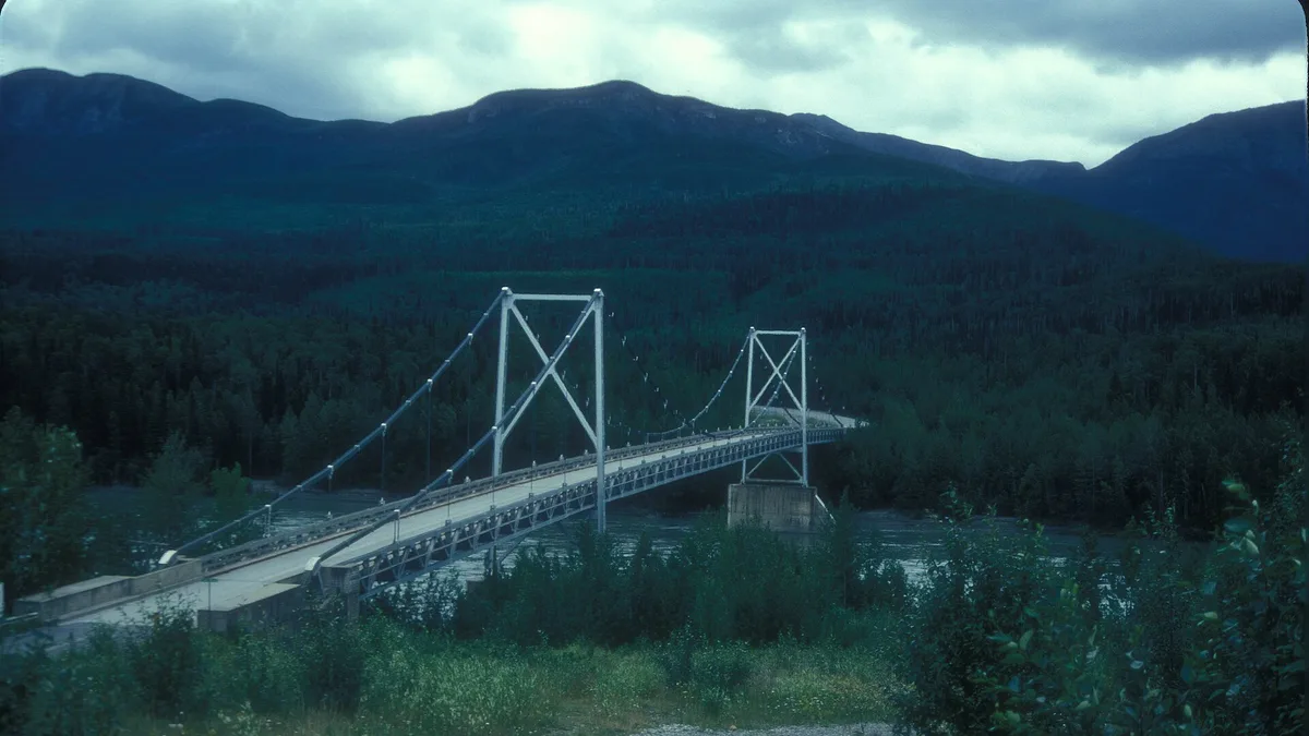 Liard River in Canada