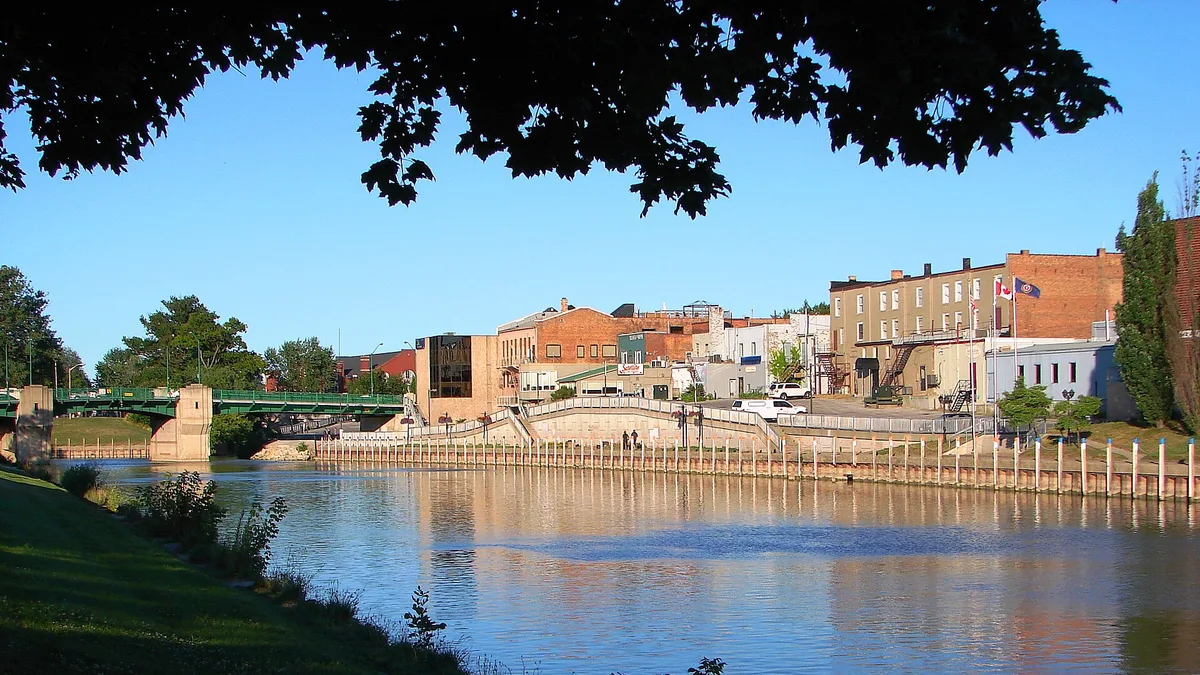 Thames River in Canada