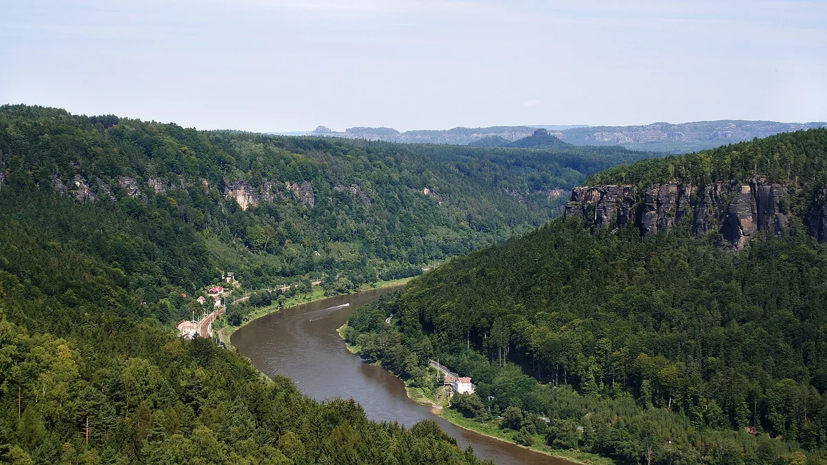 Elbe River in Germany