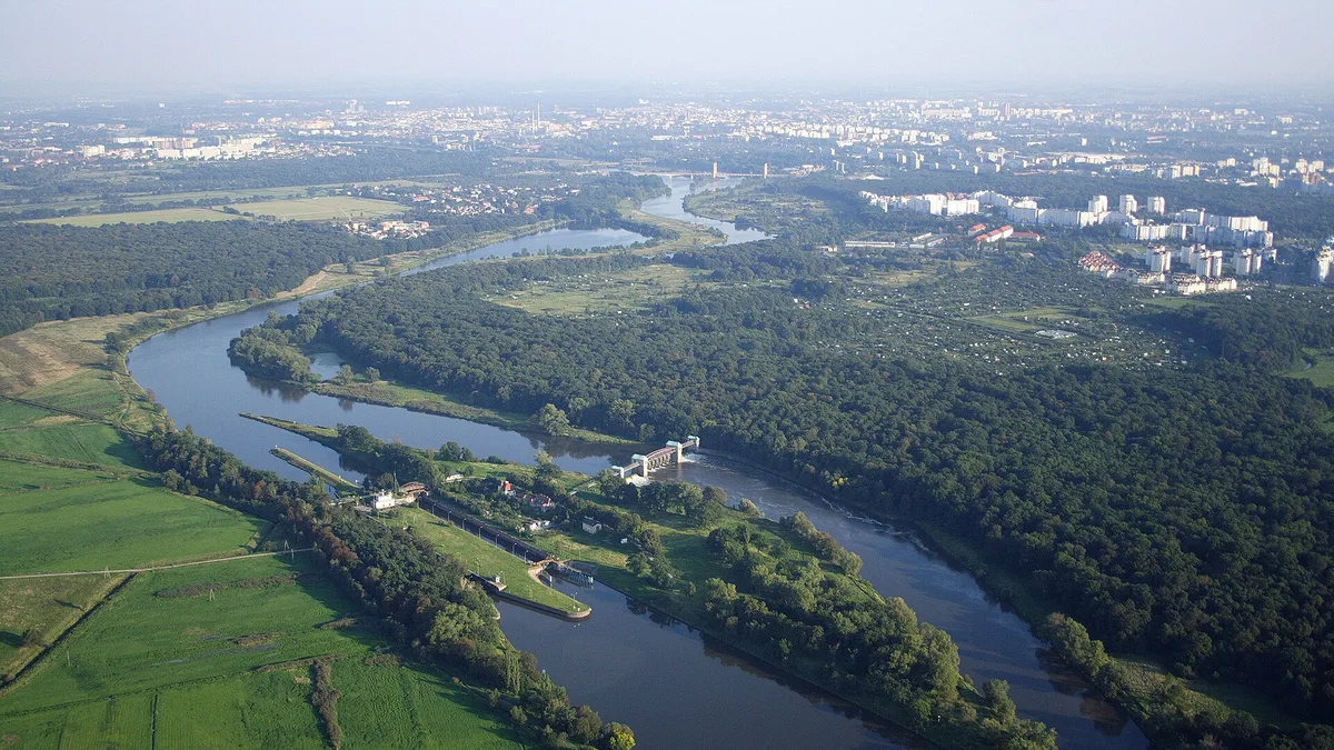 Oder River in Germany