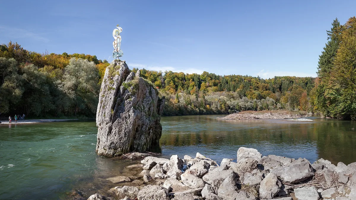 Isar River in Germany