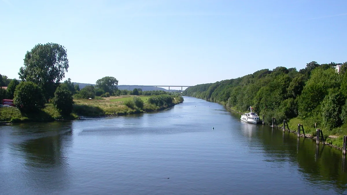 Ruhr River in Germany