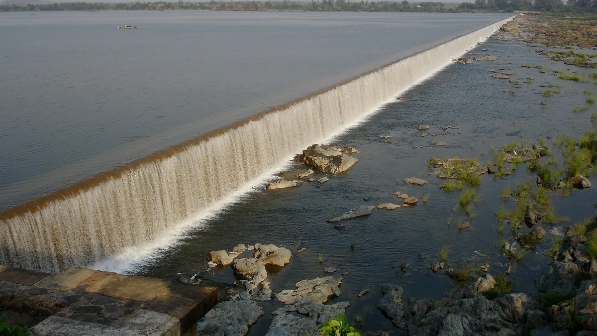 Godavari River in India