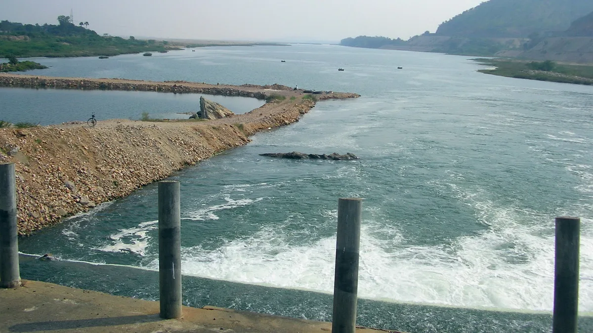 Pennar River in India