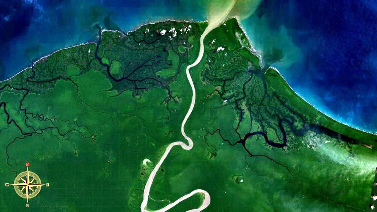Mamberamo River in Indonesia