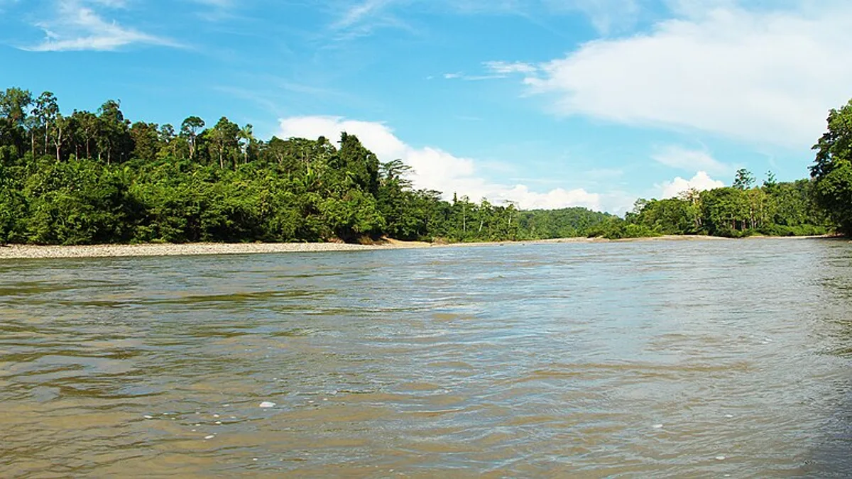 Digul River in Indonesia