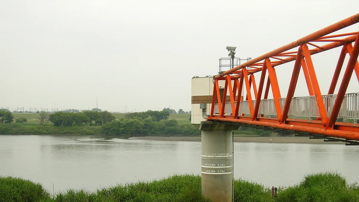 Tone River in Japan