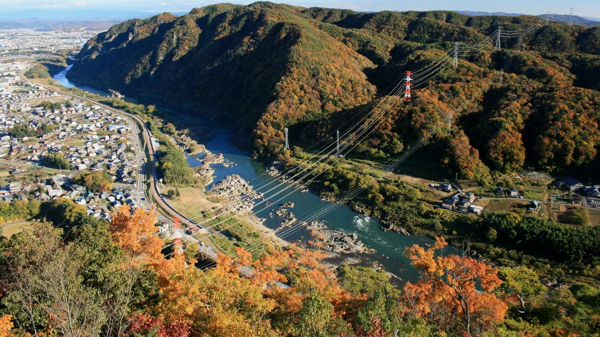 Kiso River in Japan