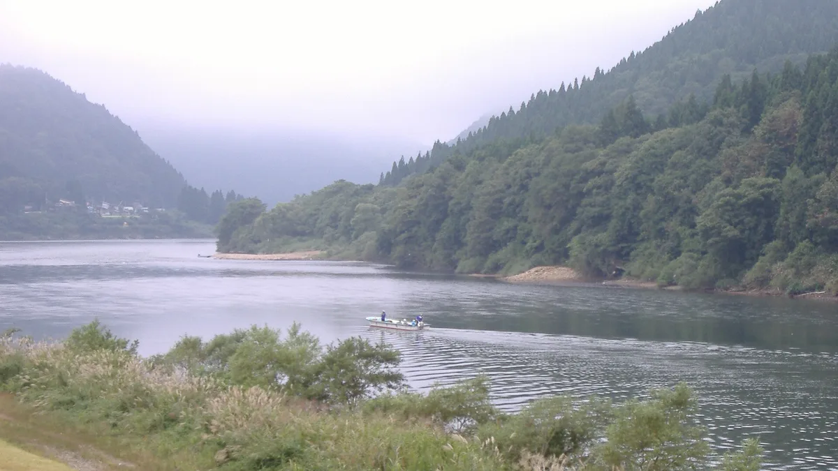Mogami River in Japan