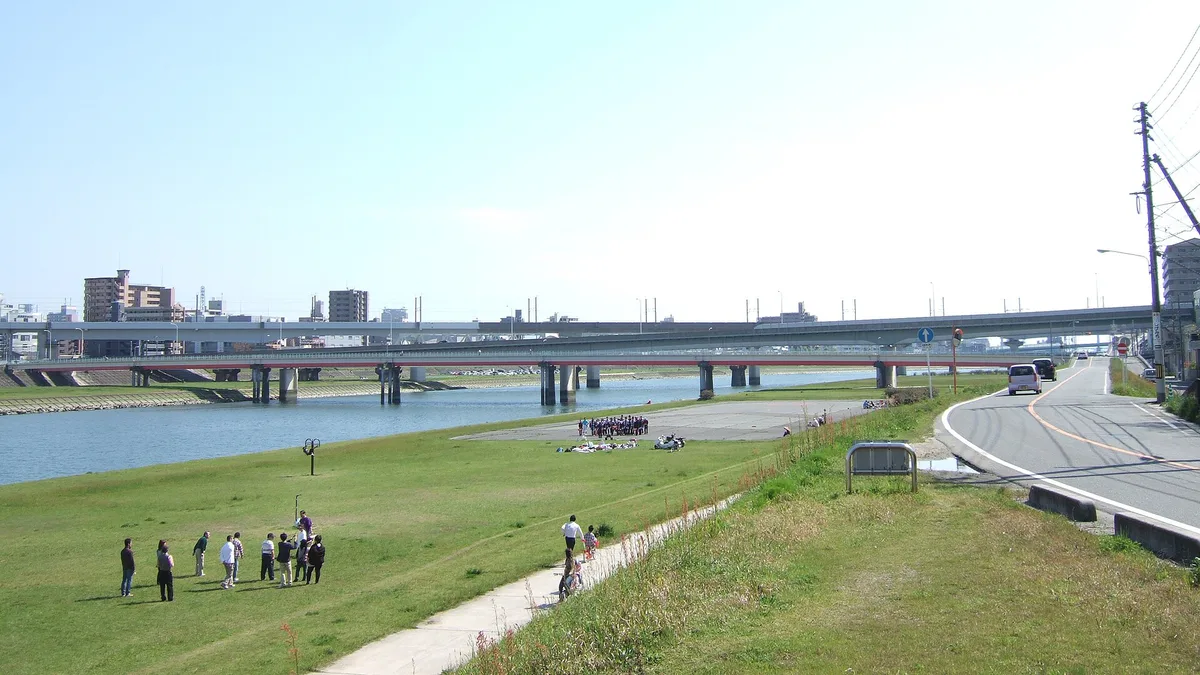 Ota River in Japan