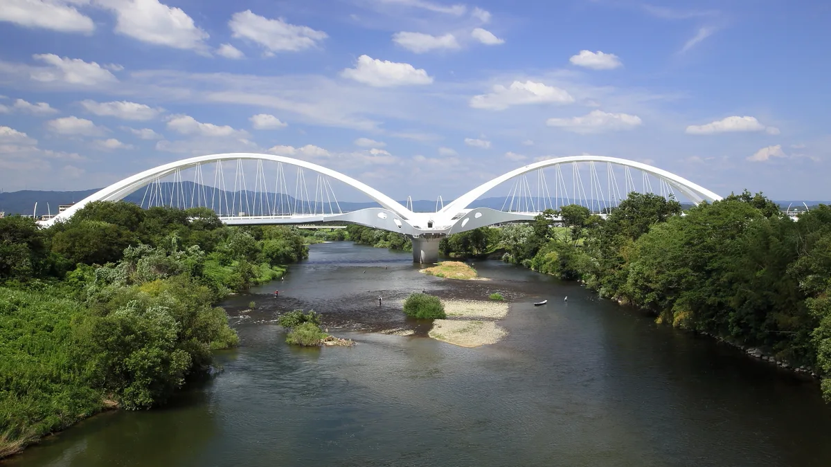 Yahagi River in Japan