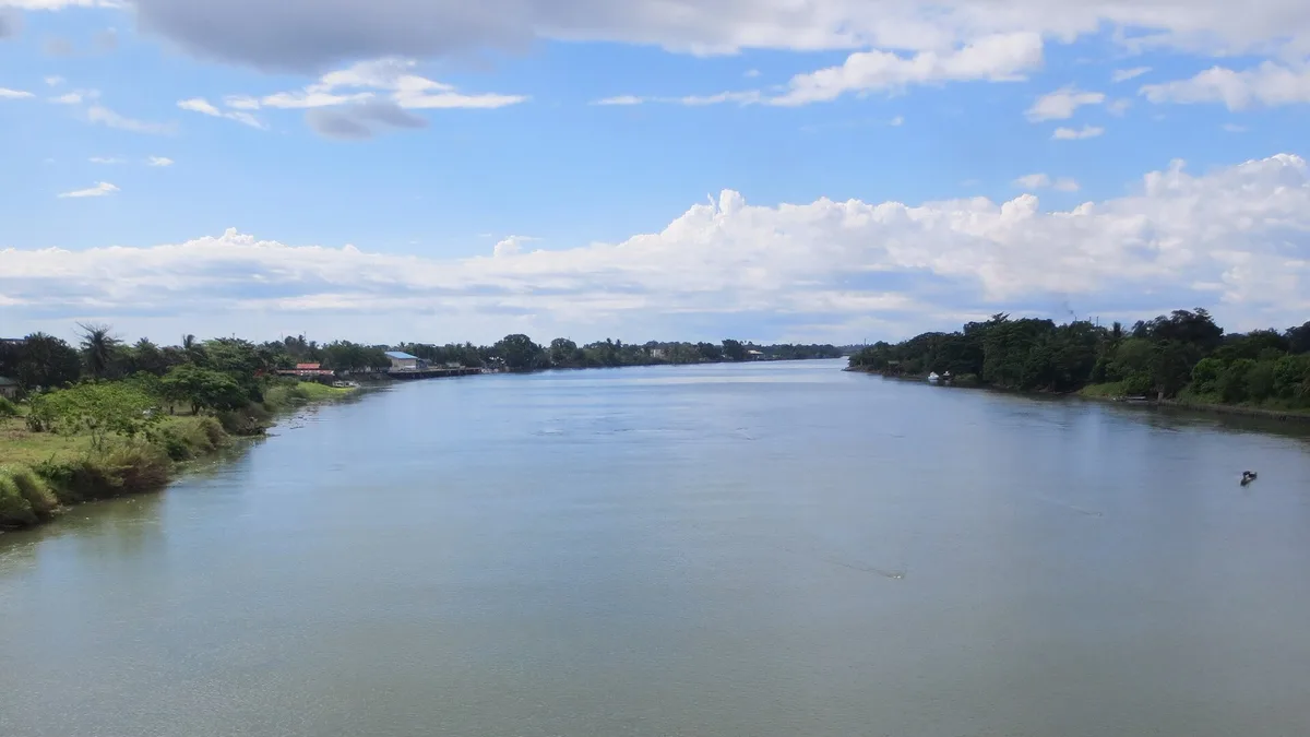 Agusan River in Philippines