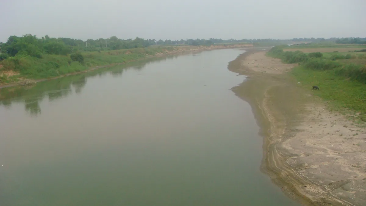 Pampanga River in Philippines