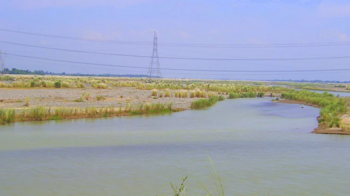 Agno River in Philippines