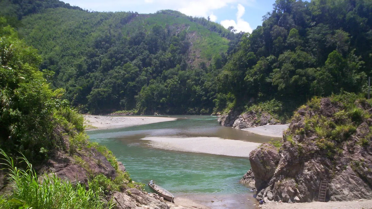 Abulog River in Philippines