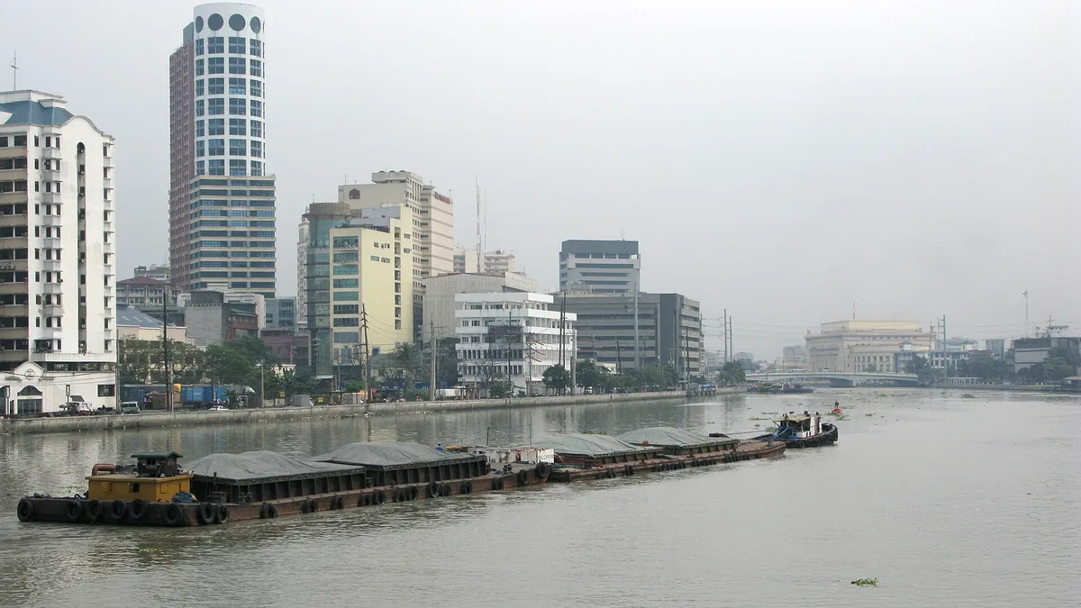 Pasig River in Philippines