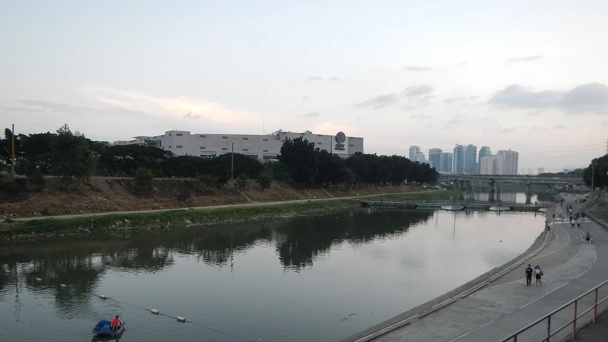 Marikina River in Philippines