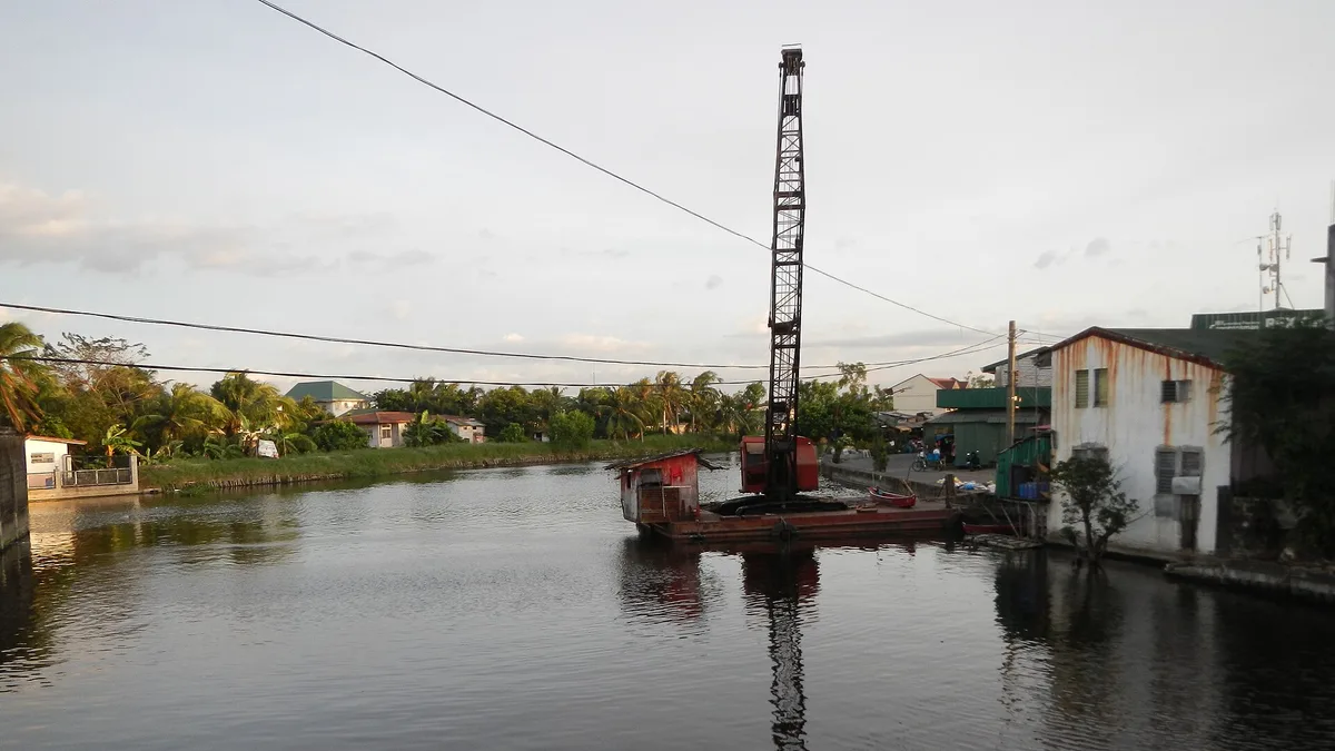 Tullahan River in Philippines
