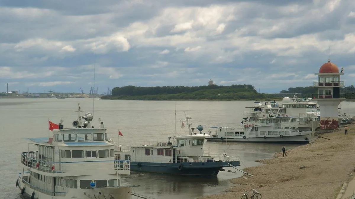 Amur River in Russia