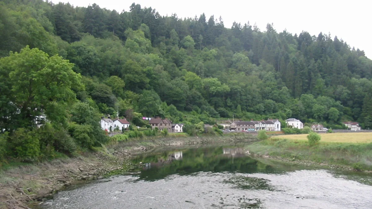 River Wye in United Kingdom