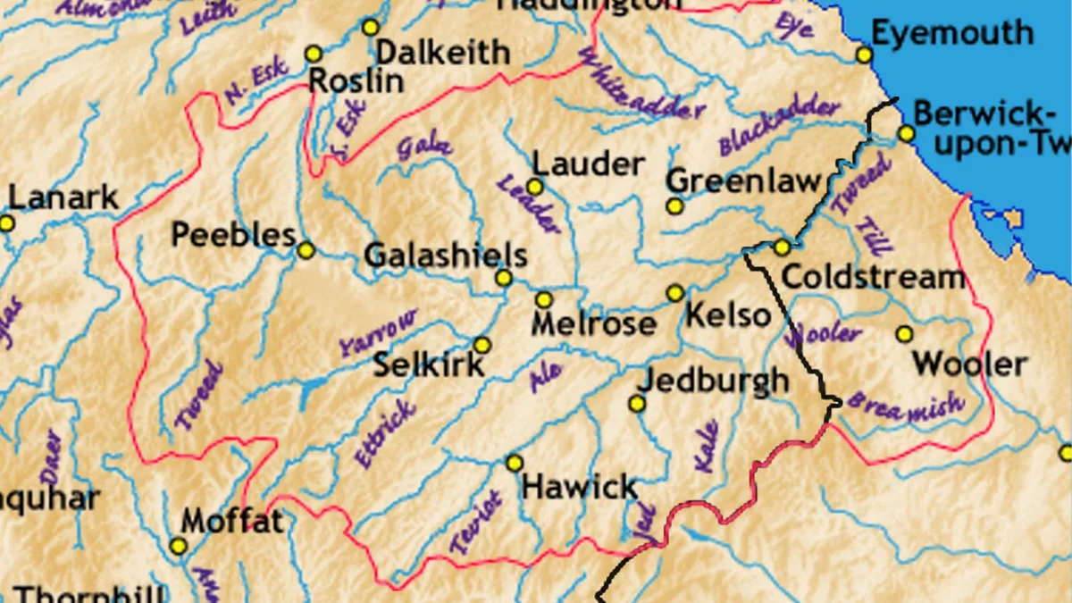 River Tweed in United Kingdom