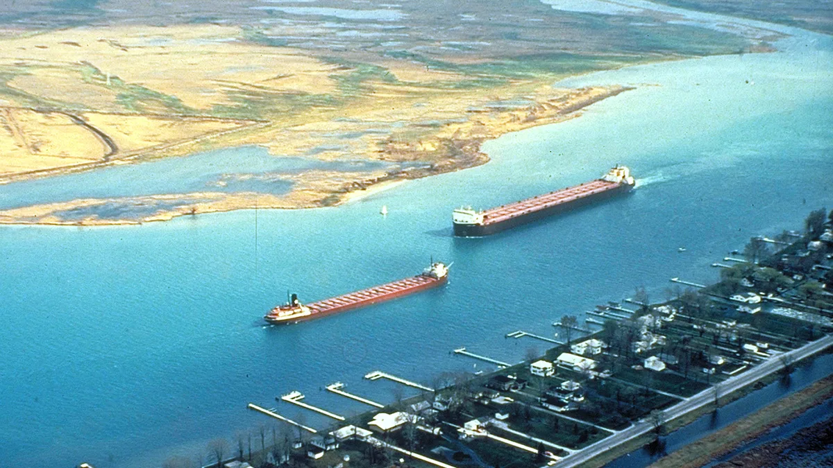 St. Clair River in United States