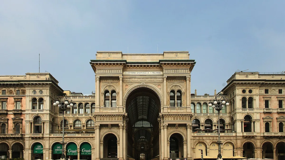 Galleria Vittorio Emanuele II in Italy