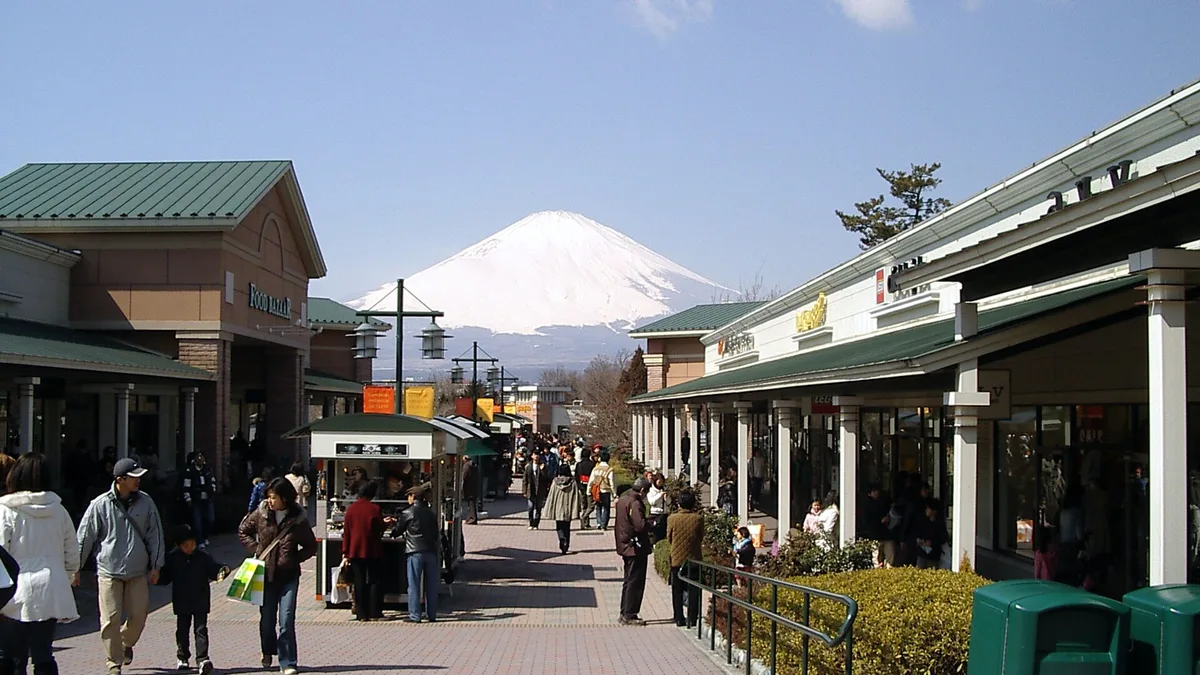 Gotemba Premium Outlets in Japan