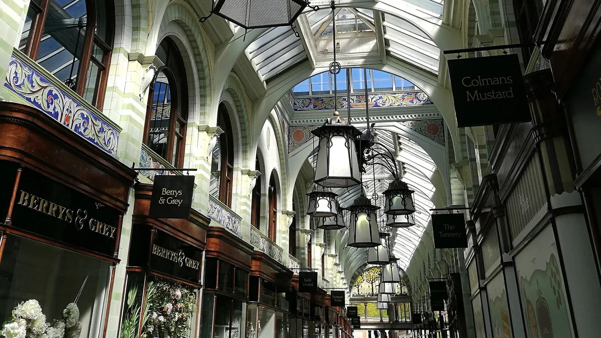 Royal Arcade Norwich in United Kingdom